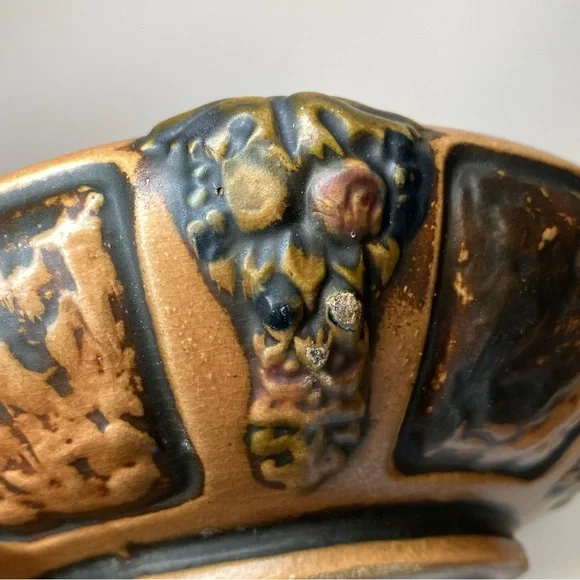 1920s Roseville Pottery Florentine low bowl - Picture 12 of 16